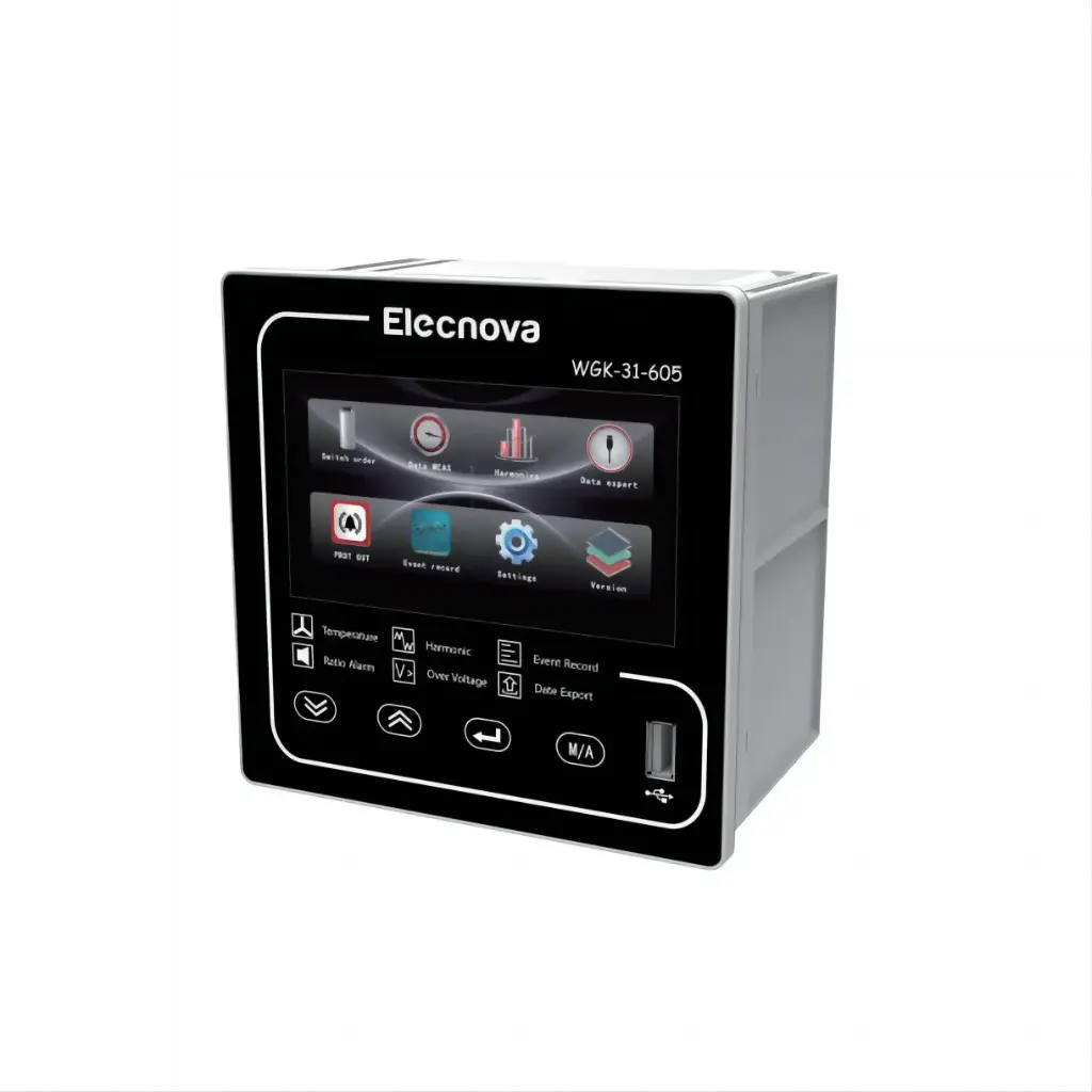 Controlador de factor de potencia WGK-31-605 con comunicación RS-485 Modbus RTU