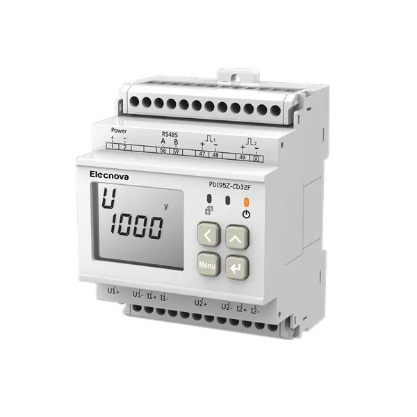 Medidor de Potencia CC Doble Circuito PD195Z-CD32F 1000V para Cargador EV 