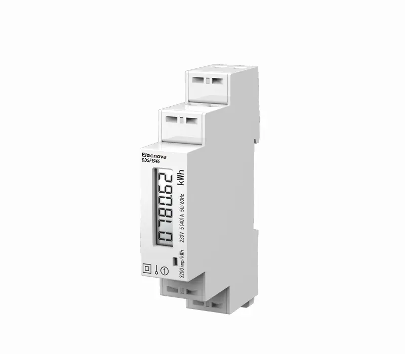 DDS1946-1P Medidor de Energía Digital Monofásico 1P2W Clase 1 con RS485 Modbus-RTU