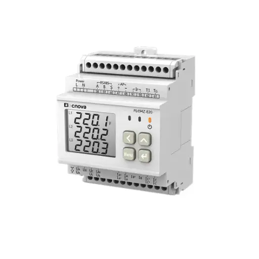 Medidor de potencia multicircuito AC DIN 4M PD194Z-E20 con comunicaciones inalámbricas opcionales 