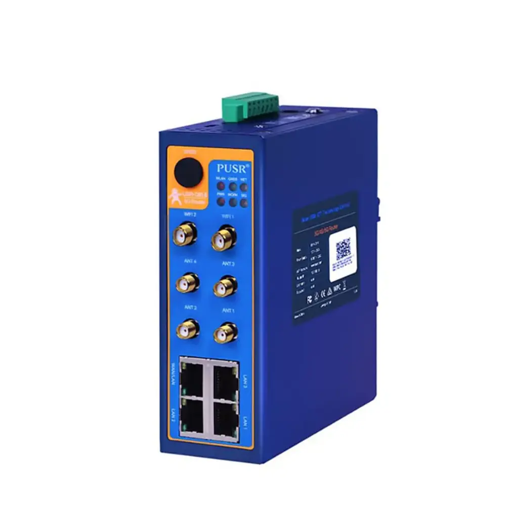 USR-G816 – Router Celular Industrial 5G con Wi-Fi, DIDO y 4 Puertos Ethernet