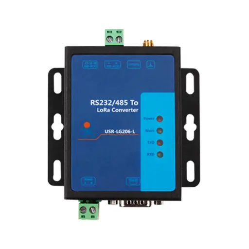 USR-LG206-HP – Conversor RS232/RS485 a LoRa Industrial 803–930 MHz
