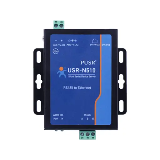 USR-N510 – Servidor Serie a Ethernet RS232/RS485/RS422 con Gateway Modbus y Protección EMC