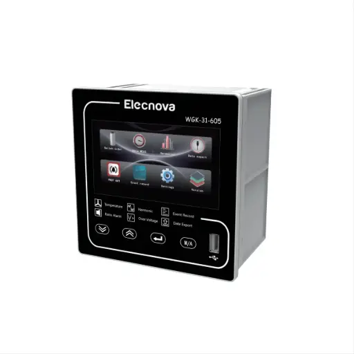 Controlador de factor de potencia WGK-31-605 con comunicación RS-485 Modbus RTU